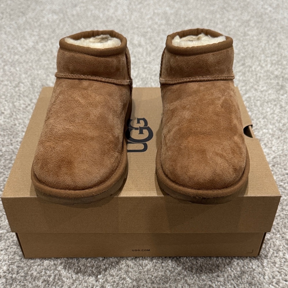 UGG Kids Tan Slippers